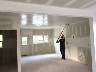 Drywall Finishing in Progress